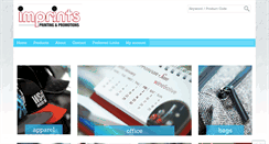 Desktop Screenshot of imprintsprinting.com